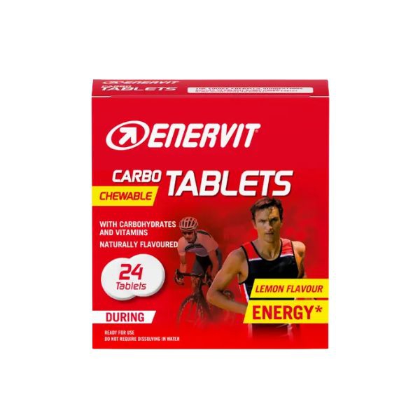 Enervit GT Sport Integratore Energetico Limone 24 Tavolette Masticabili