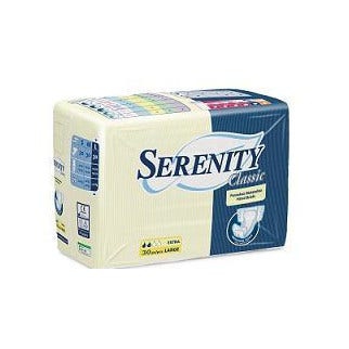 Serenity Classic Pannolone Mutandina UltraSottile Taglia L 30 Pezzi