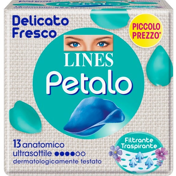 Lines Petalo Blu Anatomico 13 Pezzi