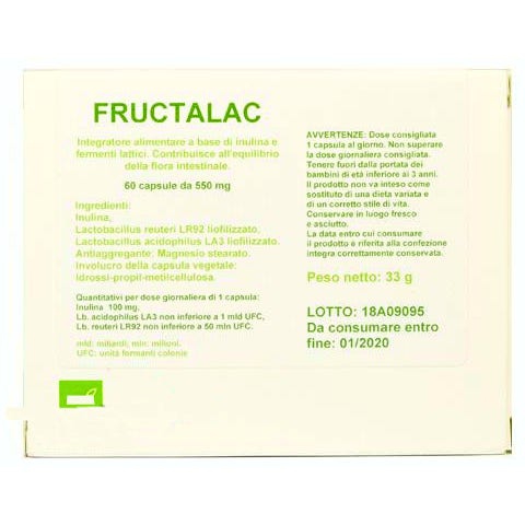 Oti Fructalac Integratore Di Fermenti Lattici 60 Capsule