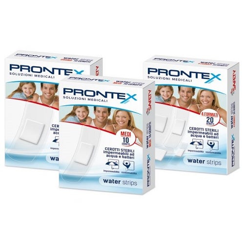 Safety Prontex Water Strips Cerotti Impermeabili 20 Pezzi