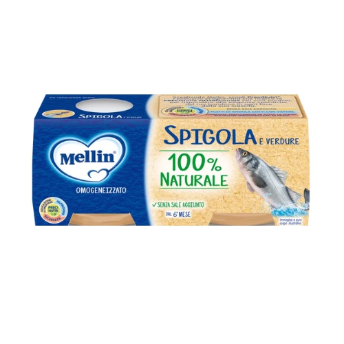 Mellin Omogeneizzato di Spigola 2 x 80 g