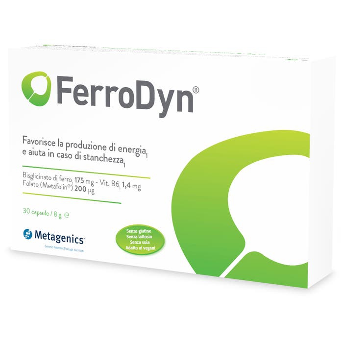 FerroDyn Integratore Di Ferro 30 Capsule