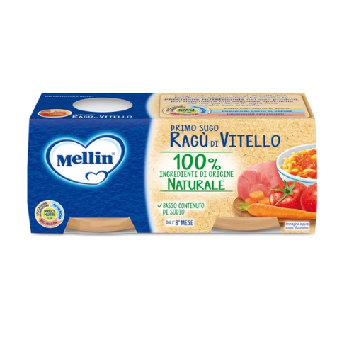 Mellin Primi Sughi Rag Di Vitello 2 x 80g