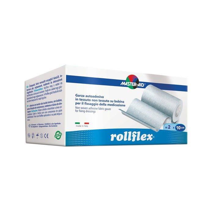 Rollflex Garza Autoadesiva Ipoallergenica Per Medicazioni Articolari cm 10x2m