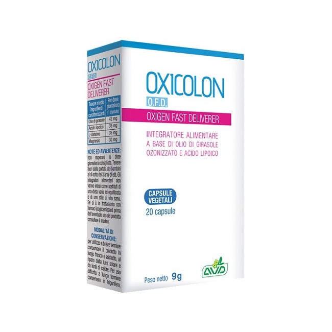 Oxicolon O.F.D Integratore Benessere Intestinale 20 Capsule