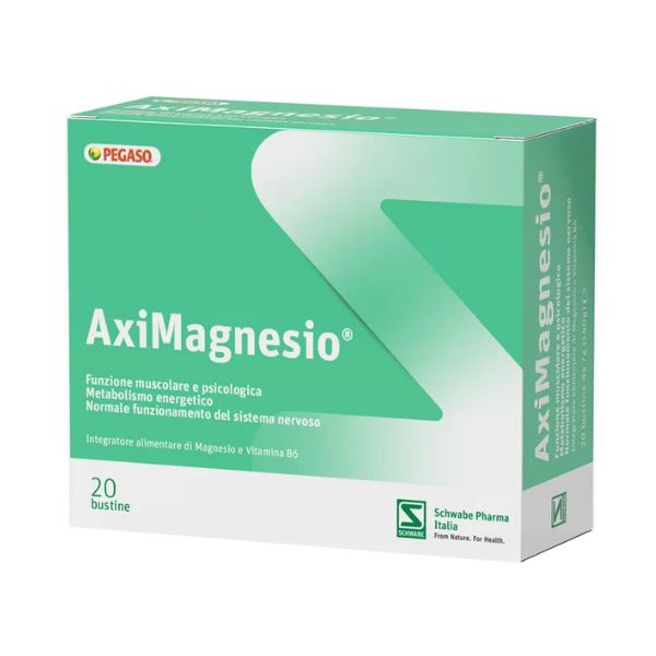 Schwabe Aximagnesio Integratore Alimentare Di Magnesio 20 Bustine