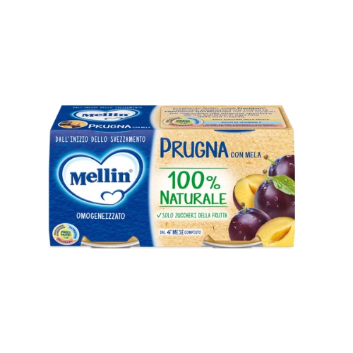 Mellin Omogeneizzato Di Frutta Prugna 2 x 100 g