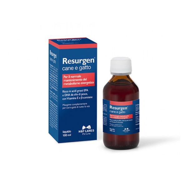 Nbf Lanes Resurgen Olio Integratore Ricostituente Cani e Gatti 100 ml