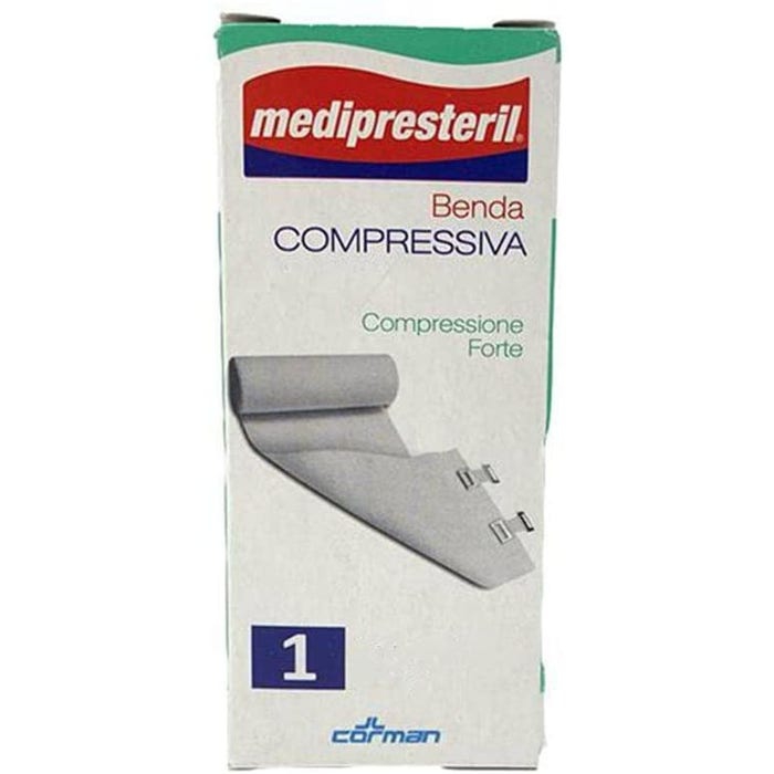 Medipresteril Benda elastica traumatologica con graffetta 4 5 m x 8 cm 1 Pezzo