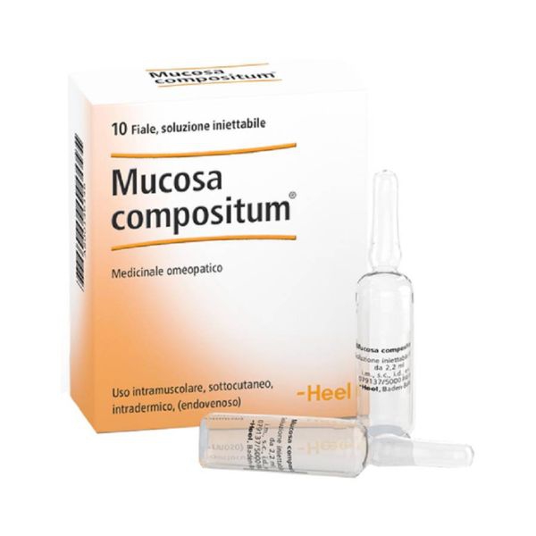  Fiale omeopatiche per il supporto delle mucose, utile per problemi respiratori e allergici, confezione da 10.