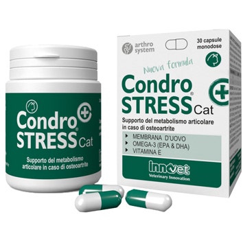 Innovet Condrostress+ Cat Integratore Articolare Contro Osteoartrite Gatti 30 Ca