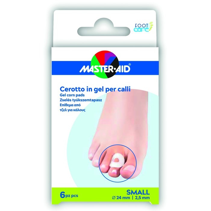 Master-aid Foot Care Cerotto Gel Calli Piedi Taglia S 6 Pezzi