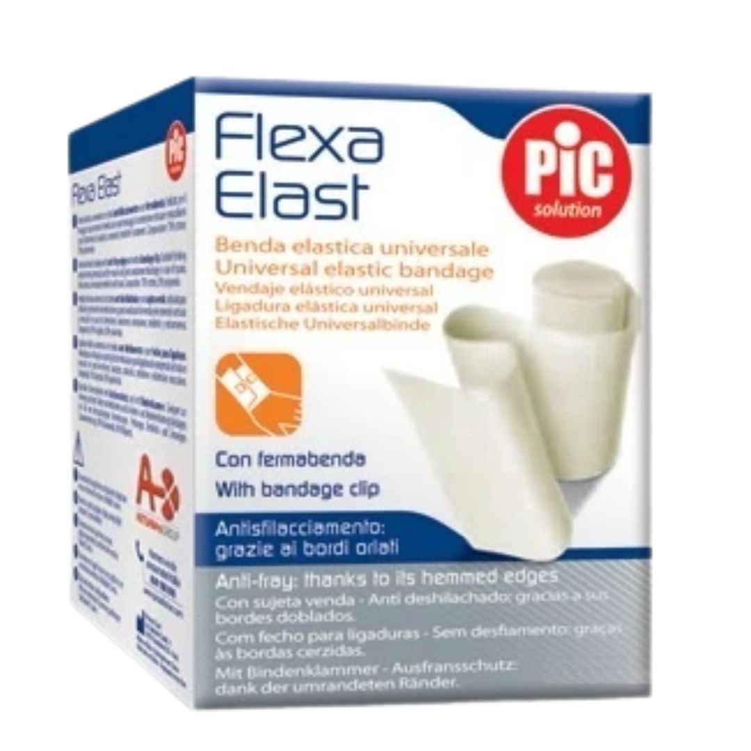 Pic Flexa Elast Benda Eastica Bianca 20 cm x 4, 5 m