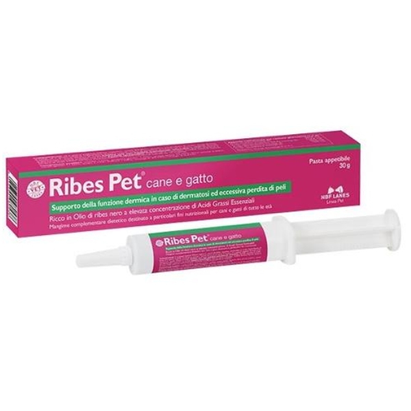 Nbf Lanes Ribes Pet Pasta Appetibile Integratore Dermatiti Siringa da 30 g