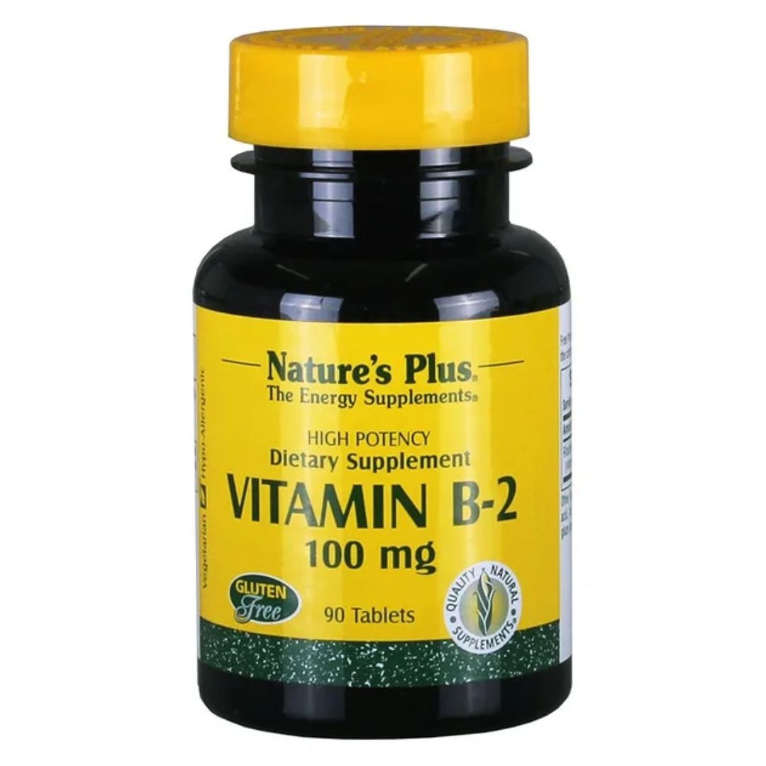 Nature's Plus Vitamina B2 Riboflavina Integratore 90 Tavolette