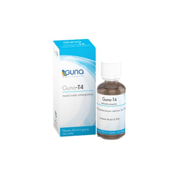  Gocce omeopatiche Guna T4 D6, utili per il supporto del sistema immunitario.