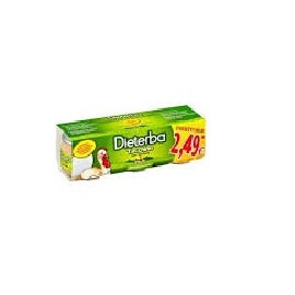 Dieterba Omogeneizzato Tacchino 3x80g