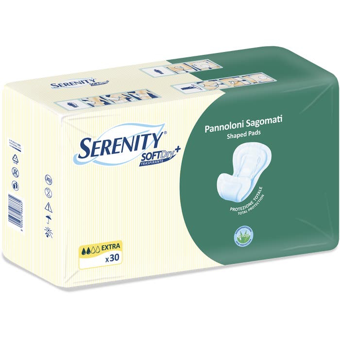 Serenity Soft Dry  Pannolone Sagomato Extra Con Aloe 30 Pezzi