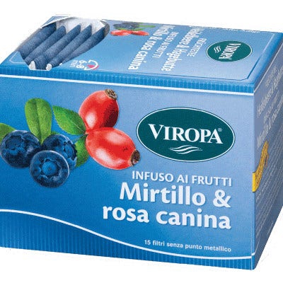 Viropa Infuso Ai Frutti Mirtillo/Rosa Canina 15 Filtri
