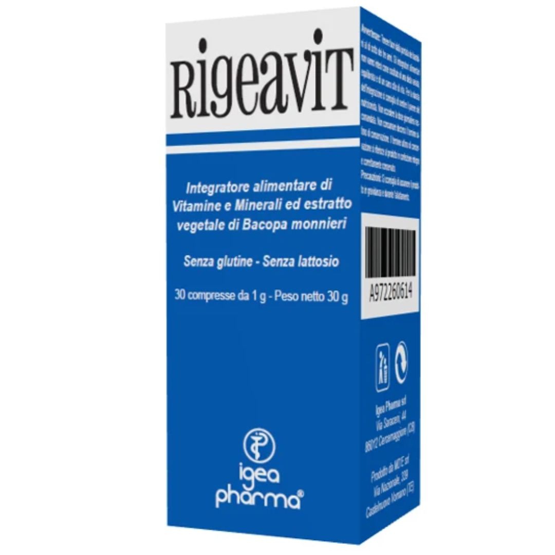 Rigeavit Integratore Multivitaminico e Multiminerale 30 Compresse