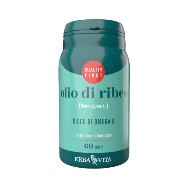 Erba Vita Olio di Ribes Integratore Alimentare di Omega 6 60 Perle