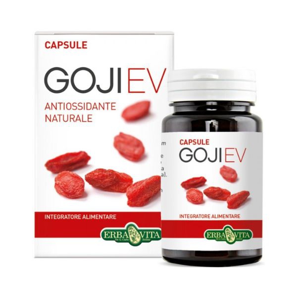Erba Vita Bacche di Goji Integratore Antiossidante 60 Capsule