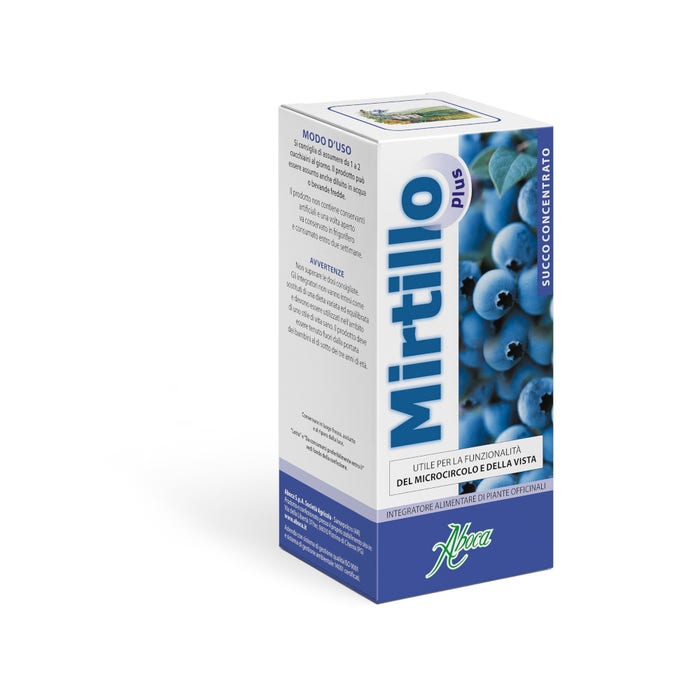 Aboca Mirtillo Plus Succo Concentrato Integratore Microcircolo e Vista 100 ml