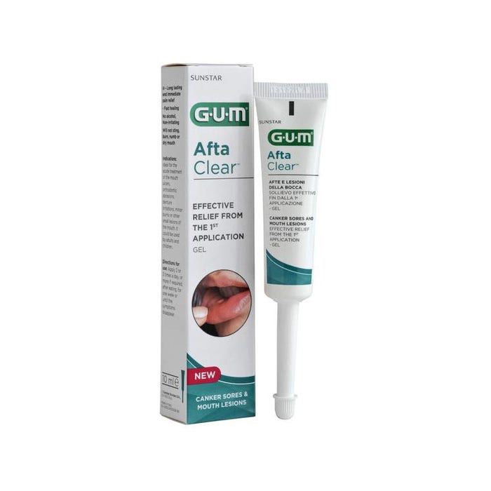 Gum AftaClear Gel Trattamento Antiafte 10 ml