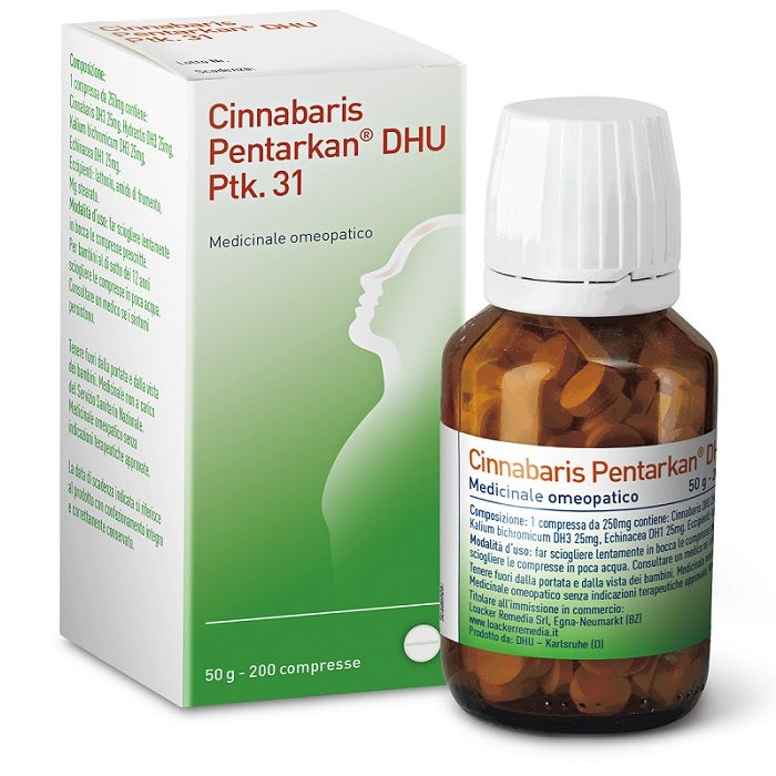 Schwabe Cinnabaris 31 Pentarkan Medicinale Omeopatico 200 Compresse 50 g