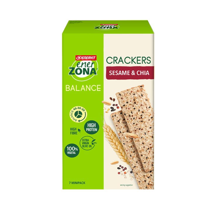 Enerzona Crackers Sesame e Chia da 7 Minipack 175g