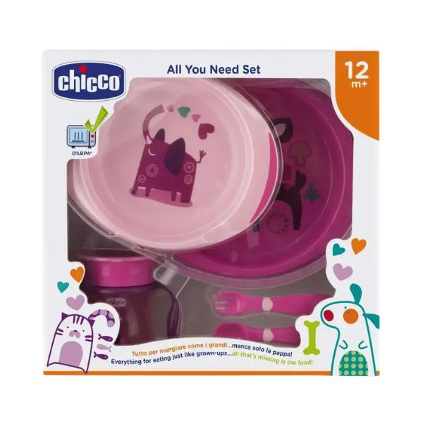 Chicco Set Pappa 12 Mesi+ Girl