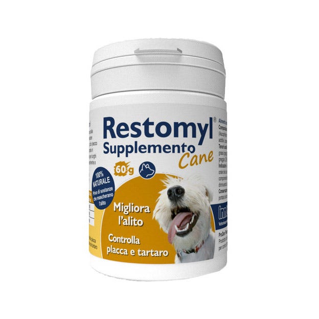 Restomyl supplemento Integratore Veterinario Alitosi Cane 60 g