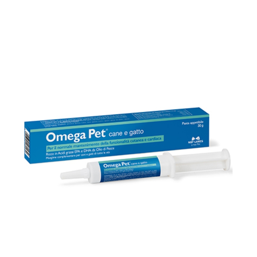 Nbf Lanes Omega Pet Pasta Integratore Di Omega 3 Cani E Gatti 30 g