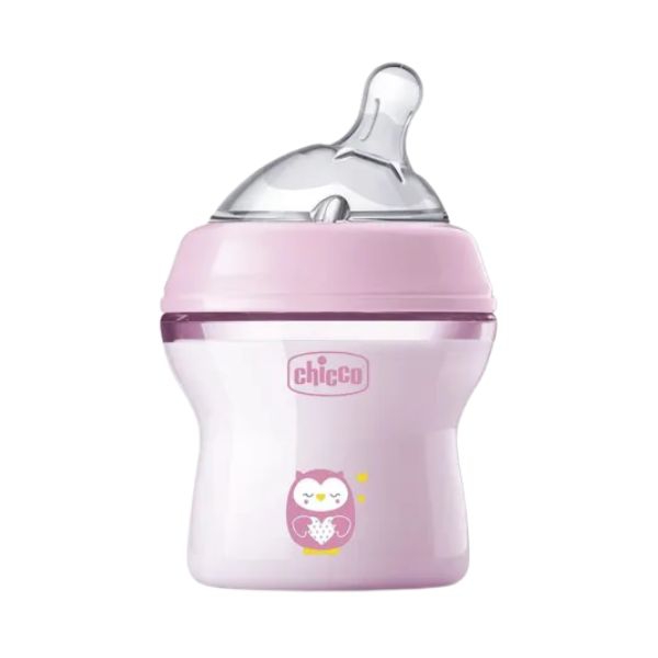 Chicco Biberon Natural Feeling Girl +0 MEsi Flusso Lento 150 ml