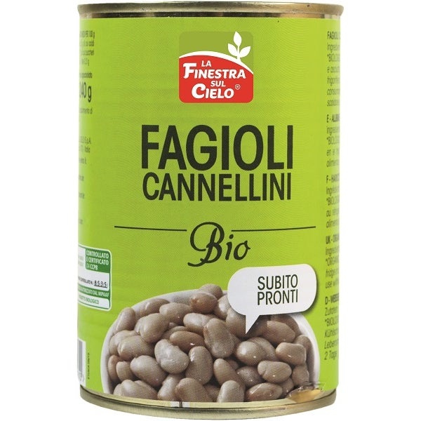 La Finestra sul Cielo Fagioli Cannellini Pronti Bio 400 g