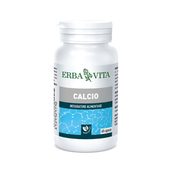 Erba Vita Calcio Integratore Alimentare Ossa e Denti 60 Capsule