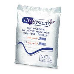 Urosystem Sacca Drenaggio da Gamba Incontinenza Tubo 35 cm 30 Pezzi