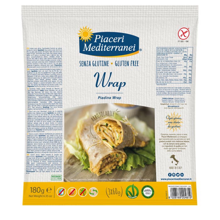 Piaceri Mediterranei Piadina Wrap 180g