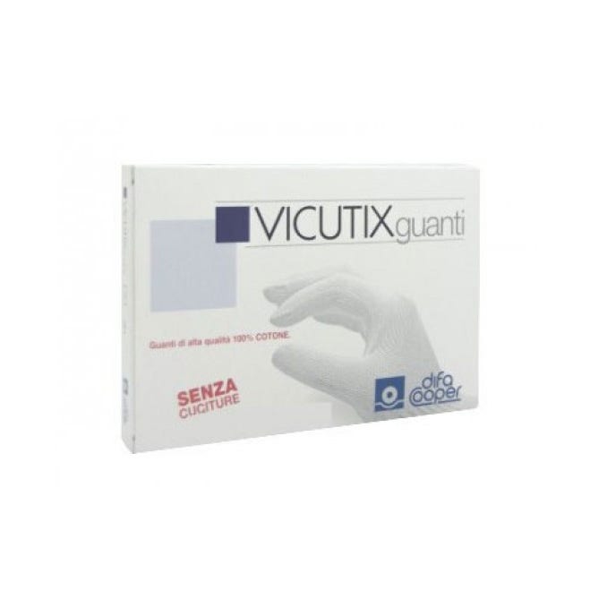 Vicutix Guanto in Cotone Antiallergico Taglia Medium