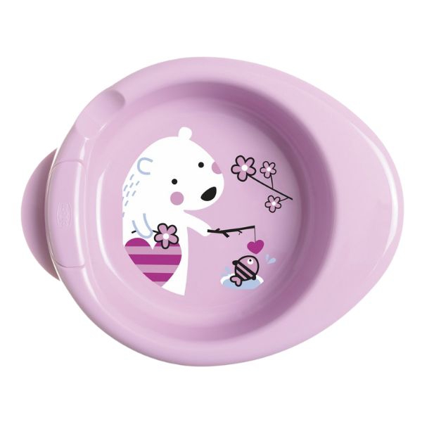 Chicco Piatto Pappacalda Rosa 6 Mesi+