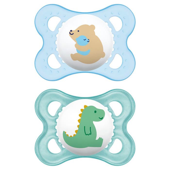 Mam Original Set Succhietto Per Bambini 2-6 Mesi Fantasia Assortita