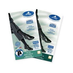 Sauber Linea Uomo Calza Anatomica Filato Cotone 140 Den Taglia G Nero