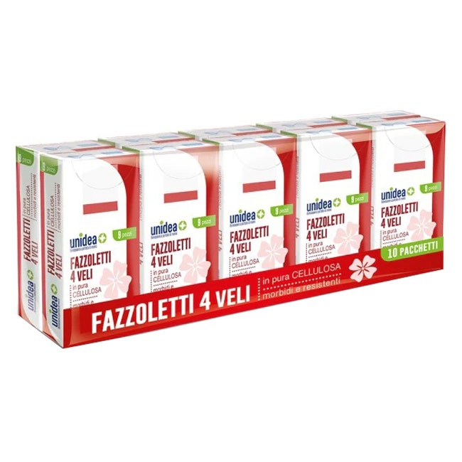 Unidea Fazzoletti 10 Pacchetti