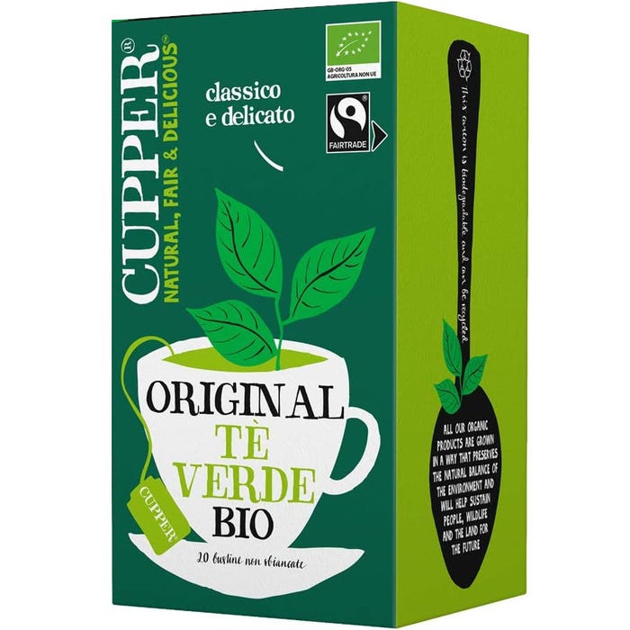 Cupper T Verde Biologico 43 6g.