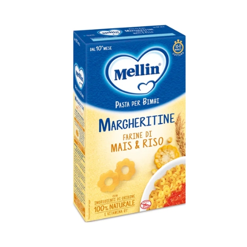 Mellin Pasta Margheritine Di Farine Mais E Riso Per Bambini 10 Mesi  280g