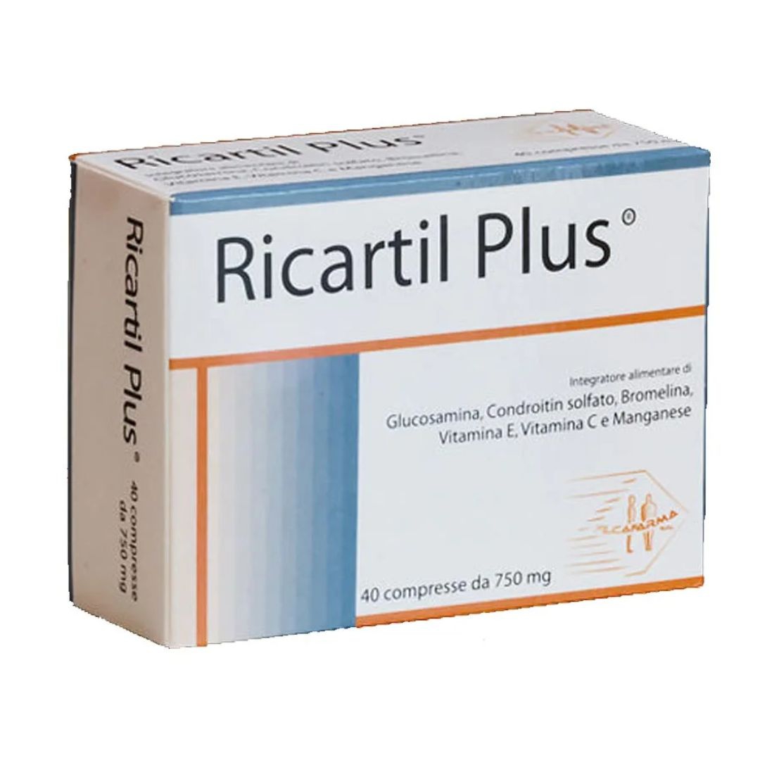 Ricartil Plus Integratore Per Cartilagine 40 Compresse 750 mg