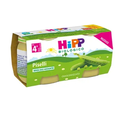 Hipp Omogeneizzato Piselli 80g 2 Pezzi