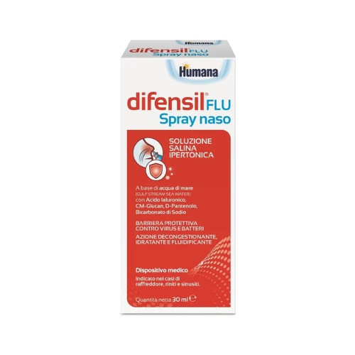 Difensil Flu Spray Naso Soluzione Salina Ipertonica 30 ml