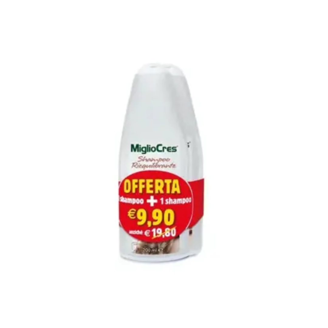 MiglioCres PROMO Bipacco Shampoo Riequilibrante 200 ml + 200 ml